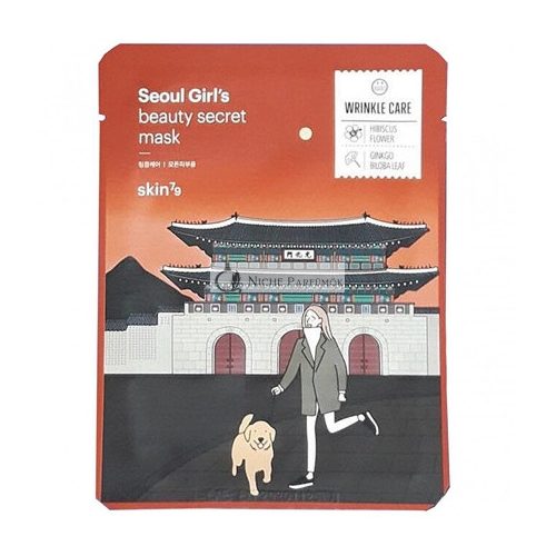 Anti-wrinkle sheet mask Seoul Girl's Beauty Secret Mask (Wrinkle Care Mask) 10 x 20 g