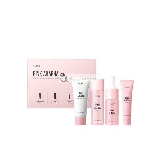 Nacific Pink AHA BHA Kit Travel Size Skin Care Set