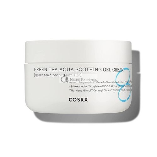 COSRX Hydrium Green Tea Aqua Soothing Gel Cream 1.69 fl.oz 50ml - Camelia and Aloe Gel - Korean Skin Care Vegan Cruelty Free Paraben Free