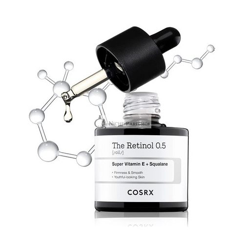 COSRX Retinol 0.5 Oil Anti-aging Serum with 0.5% Retinoid Treatment for Face - Gentle Skin Care for Day and Night