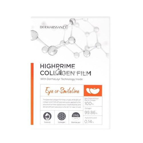 Dermarssance Highprime Collagen Film Eye Patches Or Nasolabial Folds - 5 Pieces