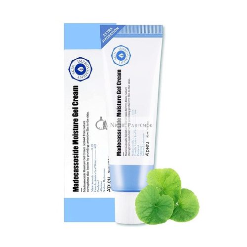 A'PIEU Madecassoside Moisture Gel Cream 1.69oz - Hydrating Dry and Sensitive Skin Soothing Damage Optimal pH level Centella Asiatica Panthenol Allantoin