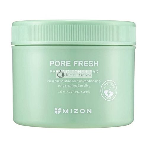 MIZON Pore Fresh Peeling Toner with AHA, BHA, and PHA Peeling Pads 60 Pads