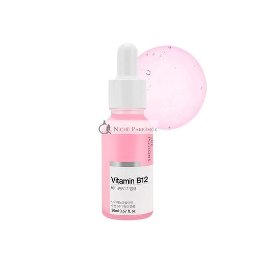 The Potions Vitamin B12 Facial Ampoule Revitalizes Skin Tone and Boosts Collagen 20ml