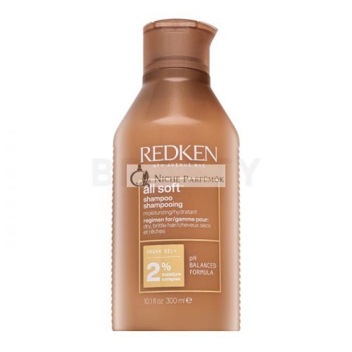 Redken All Soft Shampoo hajsimító sampon nagyon száraz és rakoncátlan hajra 300 ml