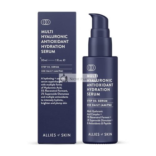 Allies Of Skin Multi Hyaluronic Antioxidant Hydration Serum with Niacinamide