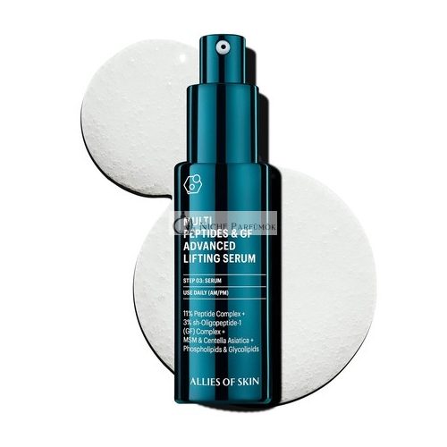 Allies of Skin Multi Peptides & GF Advanced Lifting Serum with 3% sh-Oligopeptide-1 and 9% Lifting Peptide Complex 30ml