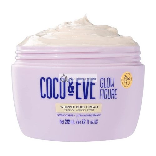 Coco & Eve Sunny Honey Body Moisture Whip Hydrating Body Cream 212ml Tropical Mango