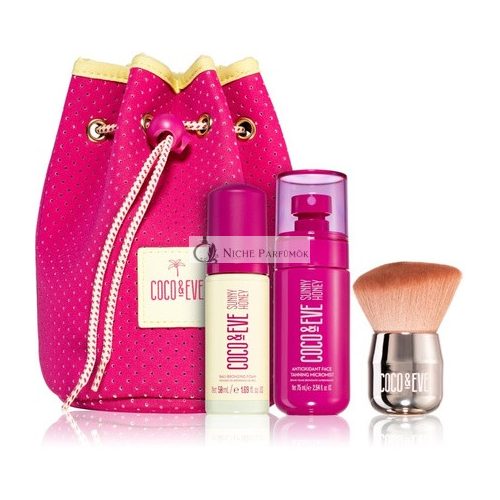 Coco & Eve Sunny Honey Tan Masters Kit - Travel Kit with Self-Tanning Effect