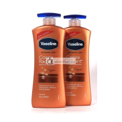 Vaseline Intensive Care Cocoa Butter Radiant Body Lotion 20.3 Ounces