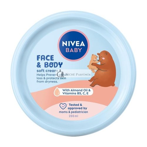 NIVEA BABY Face and Body Care Cream 200ml