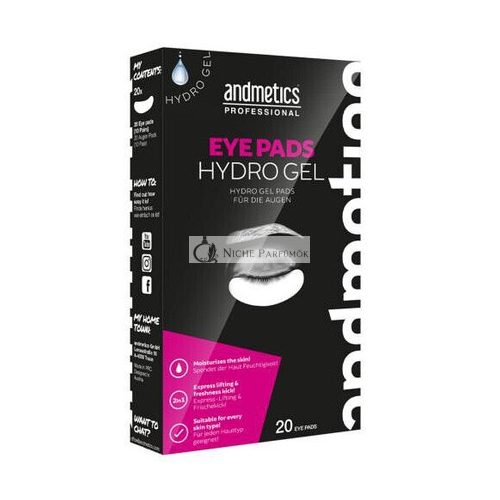 Andmetics Professional Hydro Gel Eye Pads 10x