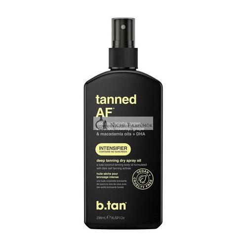 b.tan Deep Tanning Accelerator Tan Intensifier Dark Tanning Oil Dry Sun Tan Spray 236ml