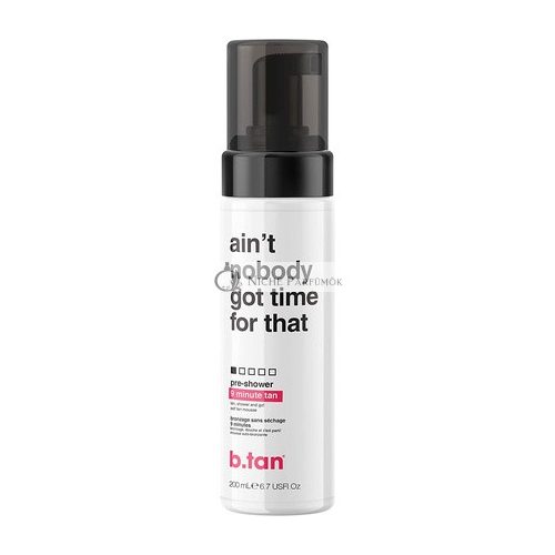 b.tan Pre-Shower Fake Tan Fast Sunless Tanner Mousse 200ml