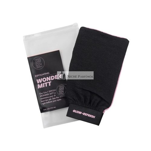 The Fox Tan Exfoliating Wonder Mitt 2-in-1 Body Exfoliating Glove for Removing Self-Tanner for Smooth Skin and Longer Lasting Tan