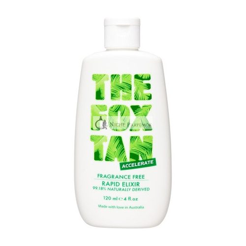 The Fox Tan Fragrance Free Rapid Tanning Elixir Tanning Accelerator 120ml